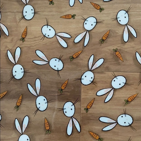 Crate&barrel Easter Bunny Easy Care Placemats - Picture 7 of 11